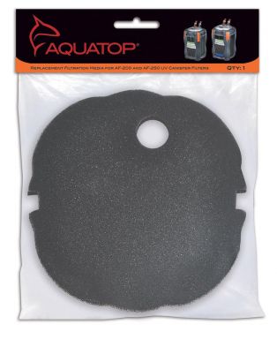 AQUATOP Replacement Black Sponge Pad for the AF200/AF250 Canister Filters, AF200250-RSP